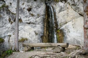 Poľovníckym vodopád