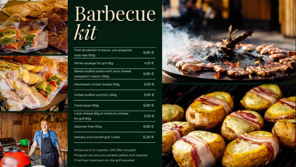 Grilovací balíček Tri Vody catering café gril